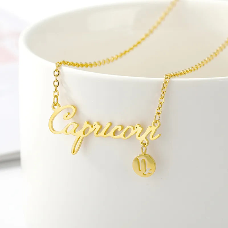 Celestial Harmony: Zodiac-Inscribed Pendant