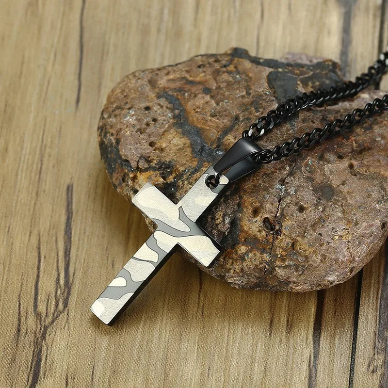 Military Tribute Cross Pendant