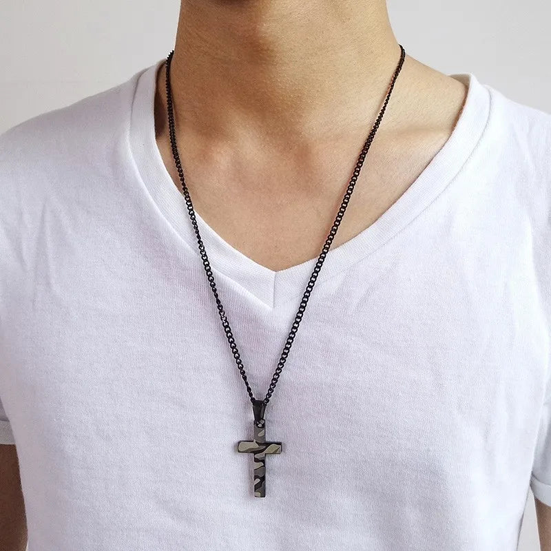 Military Tribute Cross Pendant