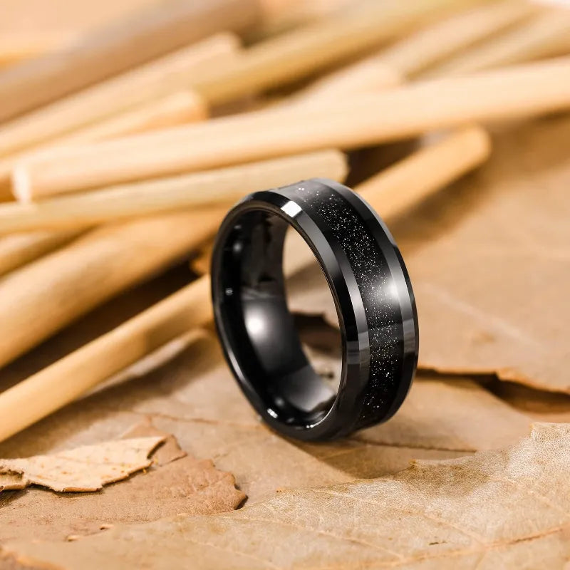 Nightfall Sandstorm Tungsten Ring