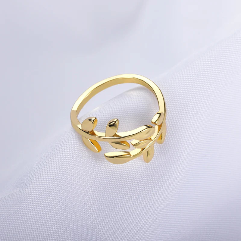 Olive Leaf Band Ring