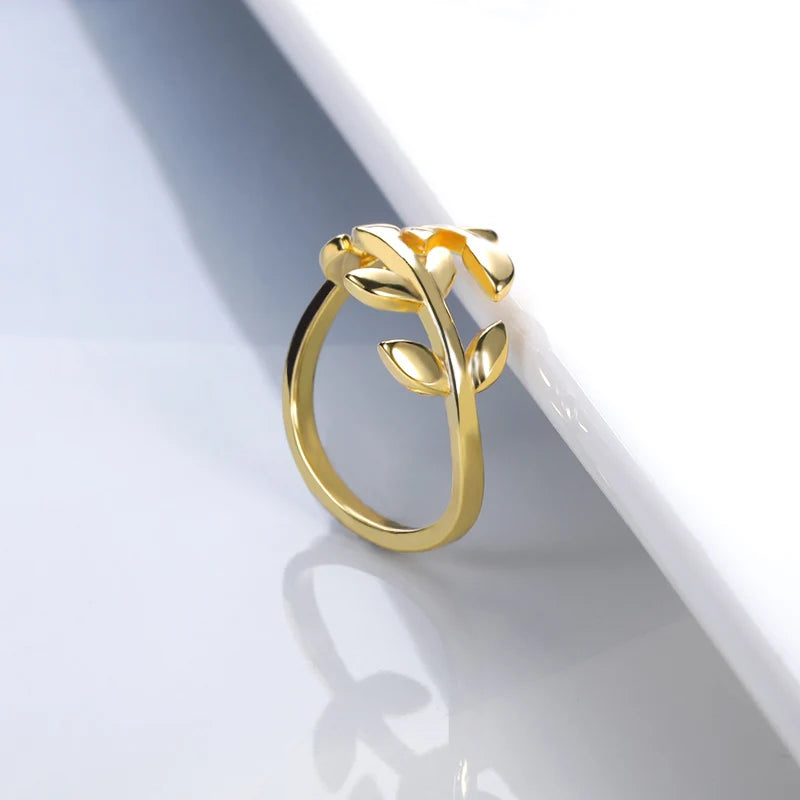 Olive Leaf Band Ring