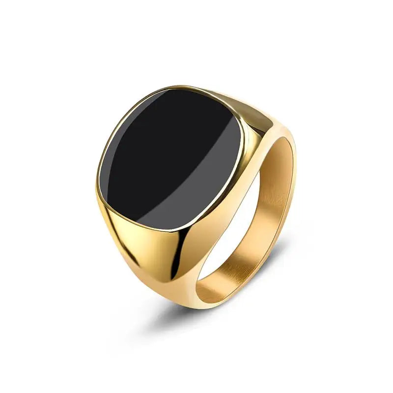 Classic Onyx Men's Ring