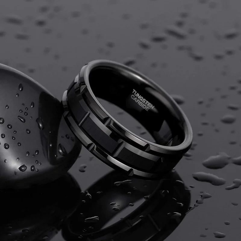 Armored Tungsten Ring