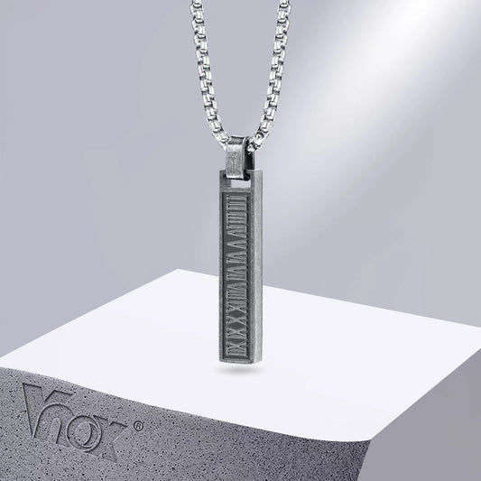 Roman Numerals Pendant